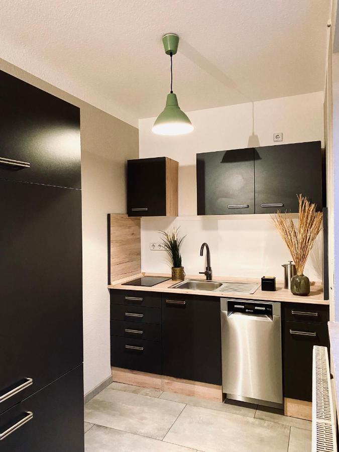 Saniertes Studio mit Balkon, WLAN, Netflix&Küche in City-Nähe Erfurt Exterior foto